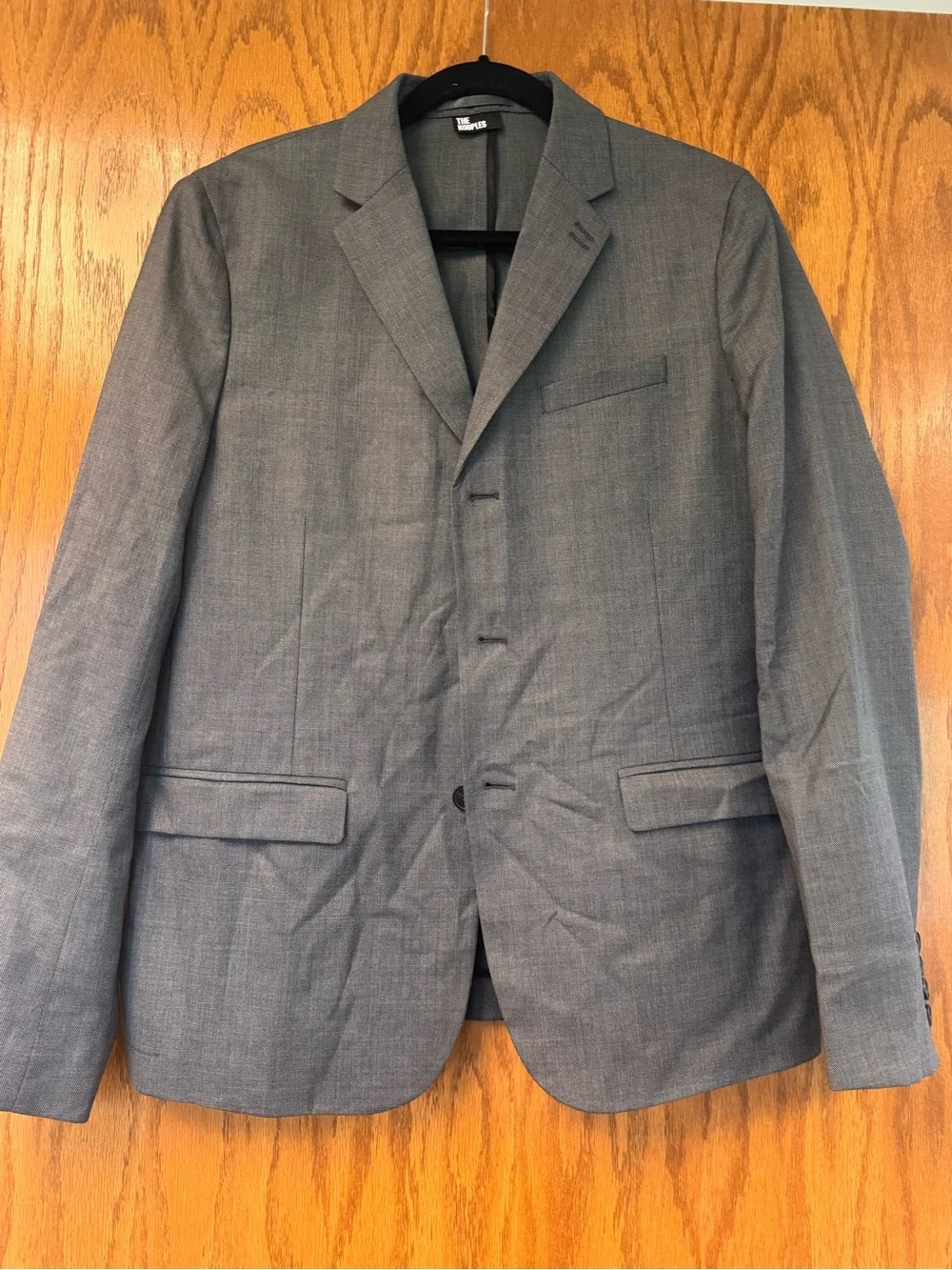 The Kooples Men's Gray Single-Breasted Blazer